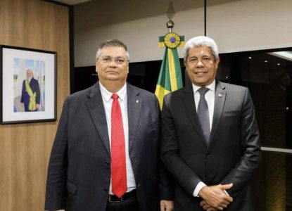 Jerônimo se reúne com ministro Flávio Dino e reforça parceria em ações de Segurança Pública